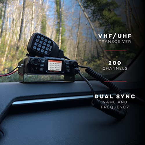BTECH UV-50X2 (Second Gen.) Mobile 50 Watt Dual Band Base, Mobile Radio: VHF, UHF Amateur (Ham)