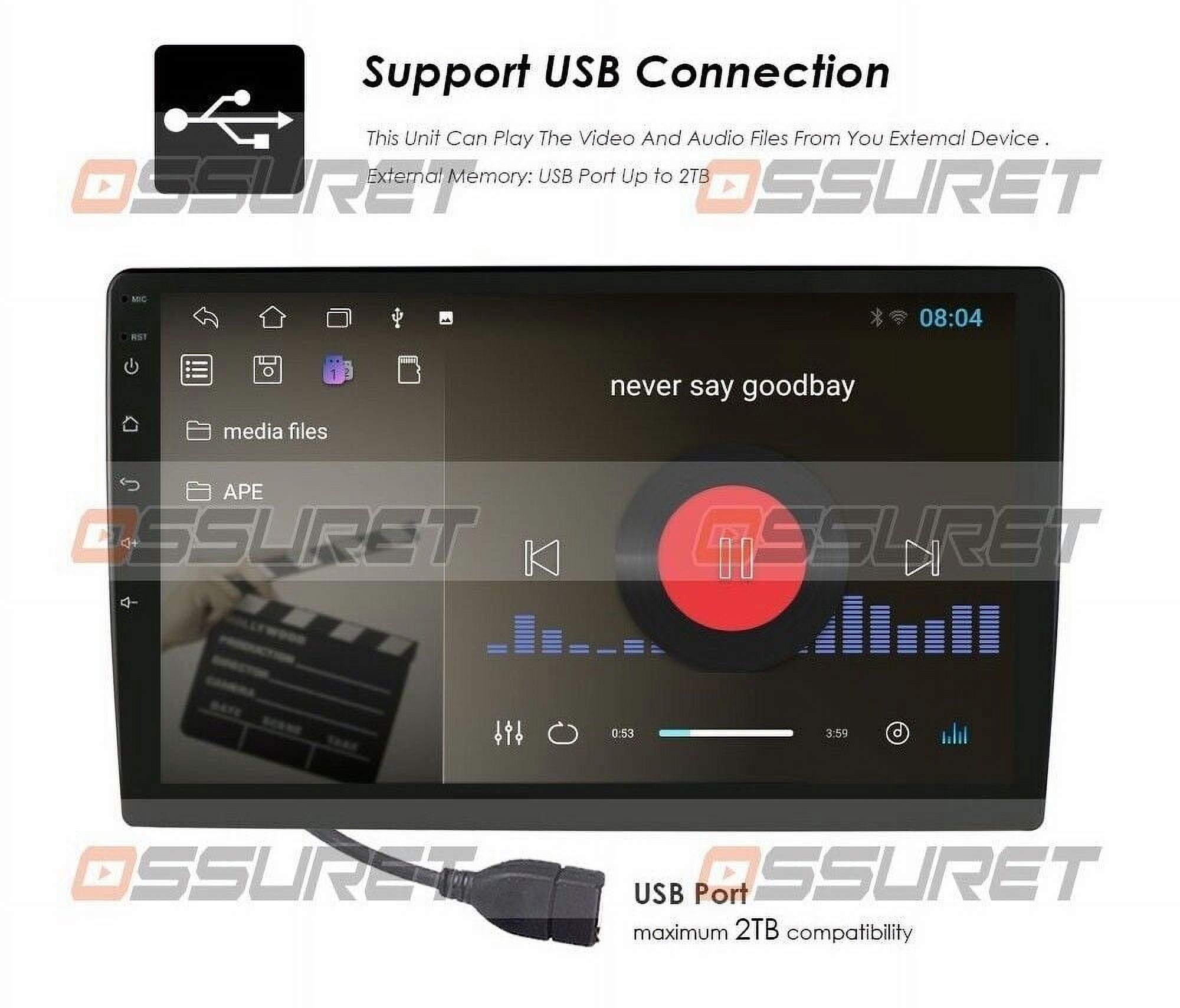 Apple Carplay Android 10 Bluetooth Car Stereo Radio System For BMW E39 525i 528i 530i 540i X5 E53 M5