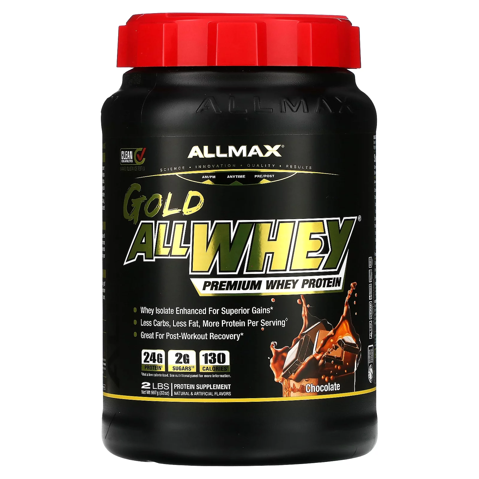 ALLMAX Gold AllWhey,  Premium Whey Protein, Chocolate, 2 lbs (907 g)