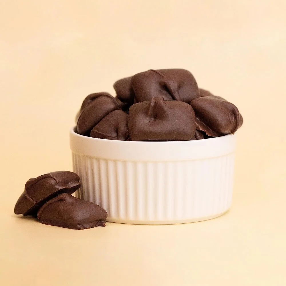 Dark Chocolate Covered Molasses Sponges Candy, Old-Fashioned, Handmade, 16-Ounce