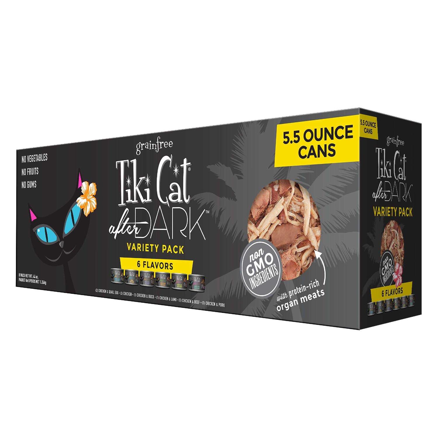 Tiki Cat After Dark Cat Food Variety Pack - Pet Supplies online store