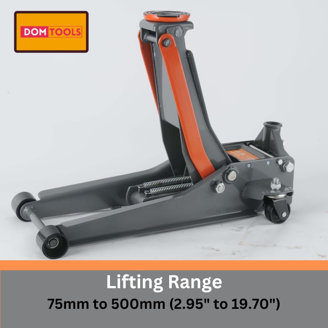 3.0 Ton Floor Jack with Dual Hydraulic Pumps & Reinforced Lifting Arm, Ultra Low Profile Lightweight Quick Lift Trolley Jack, Fast & Heavy Duty Car Lifting System (6,000 lbs)