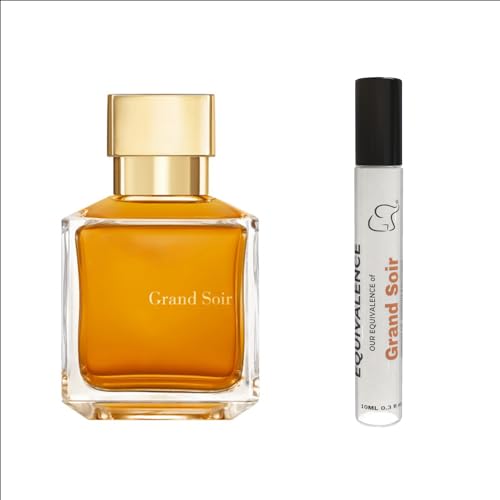 EQUIVALENCE of Baccarat Rouge 540 Extrait de Parfum - Long Lasting Daily 12-14 Hours Perfume Oil Concentrated Spray for Men, Women, All Skin Types – 99% Same Fragrance-large bottle not included