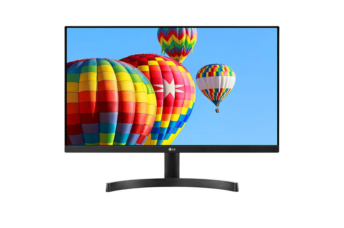 LG 24ML600M-B 24x22 16:9 Full HD IPS 3-Side Borderless Monitor with Dual HDMI