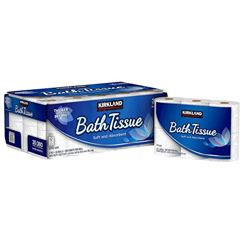 Kirkland Signature 2-Ply Bath Tissue, 30 Rolls