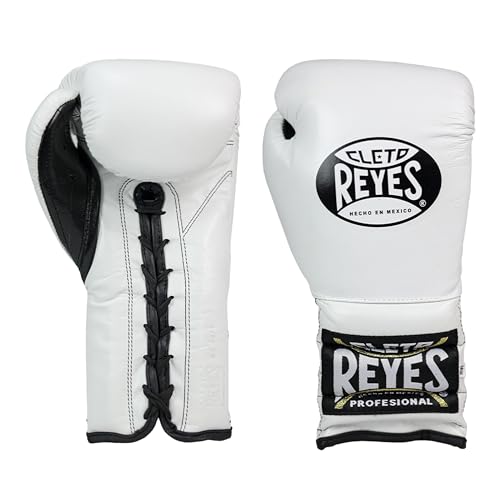 CLETO REYES Traditional Professional Boxing Gloves with Laces for Training, Sparring and Heavy Punching Bags for Men and Women, MMA, Kickboxing, Muay Thai