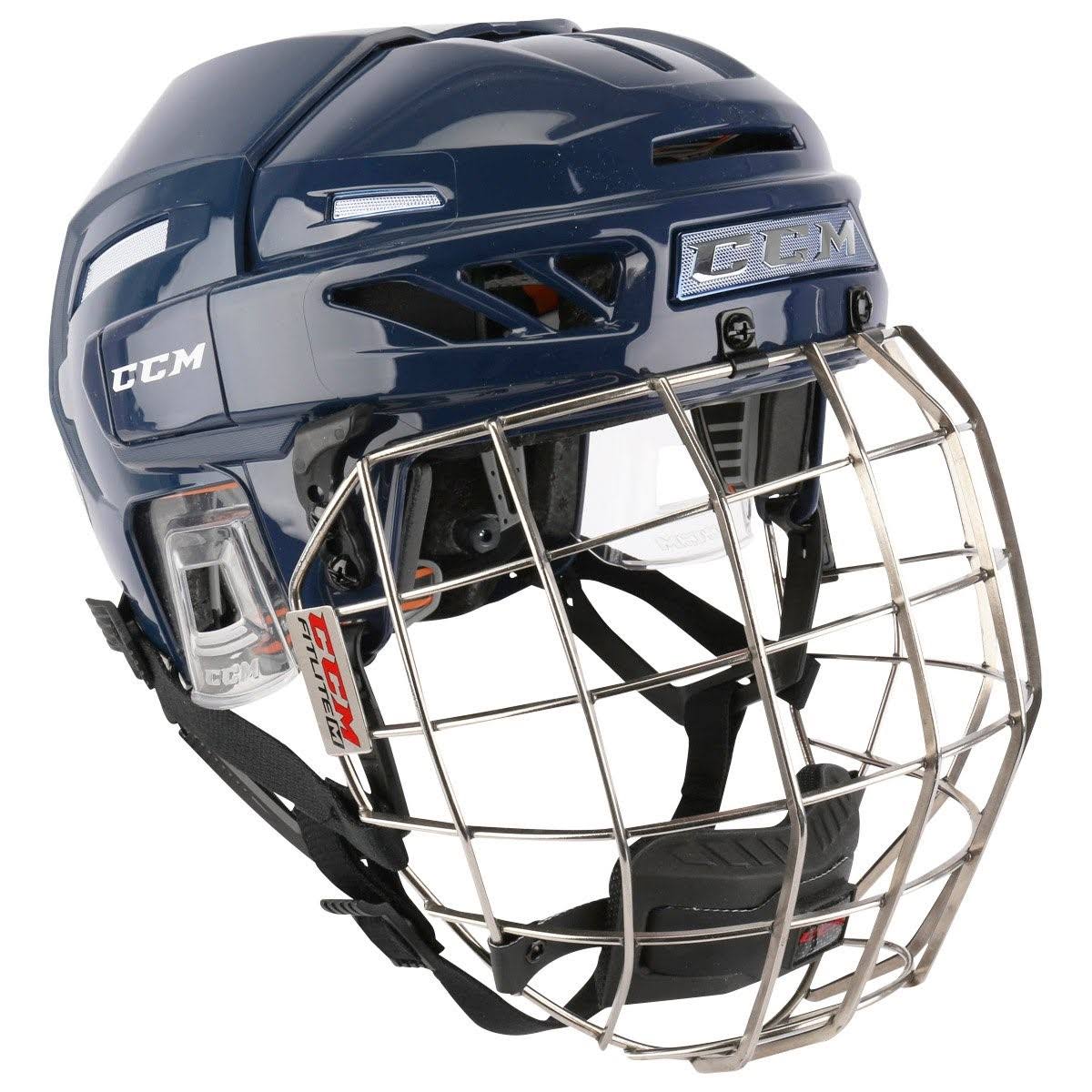 CCM HTFL3DSCSRN FitLite 3DS Helmet Combo - Navy