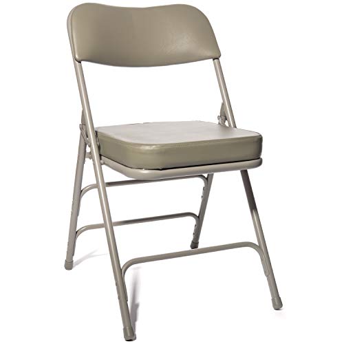 Vinyl Upholstered Folding Chair (2 Pack) - Heavy Duty Ultra Padded 2