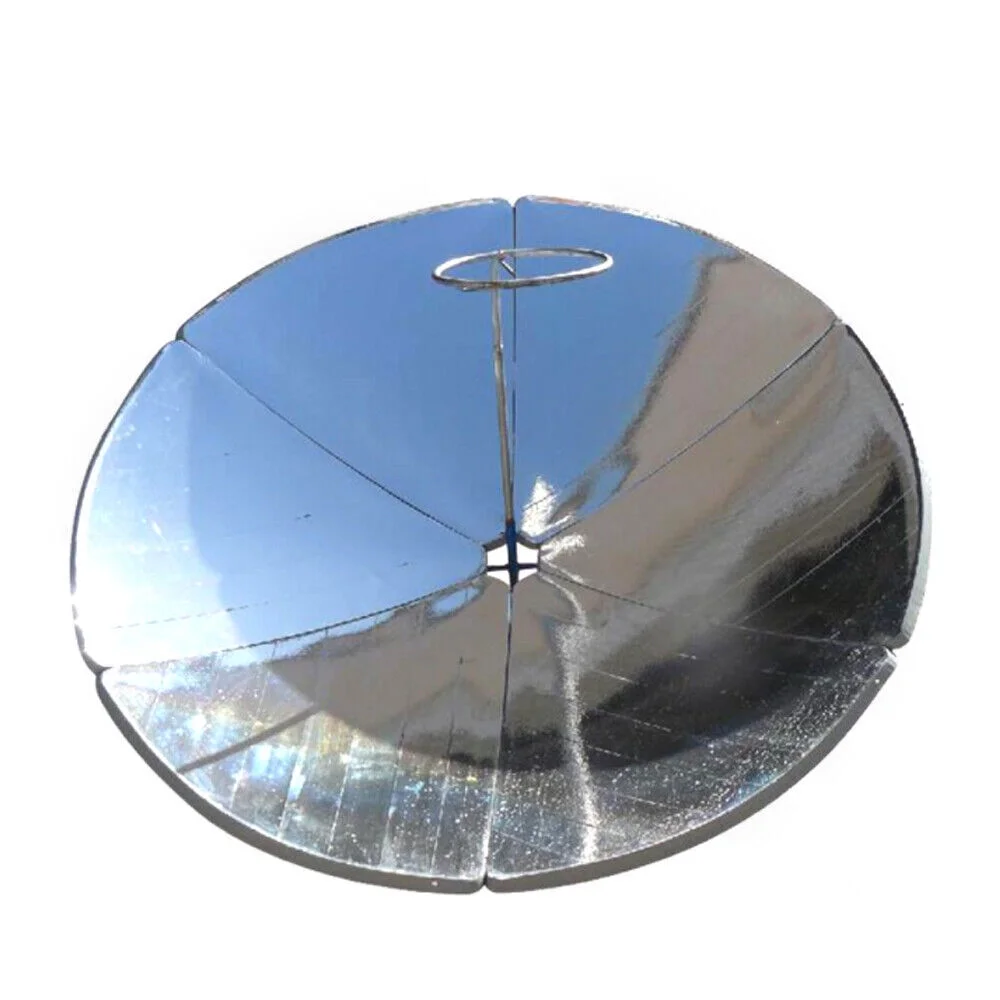 1800W Parabolic Solar Cooker High Efficiency Outdoor Camping Sun Oven 700-1000°C