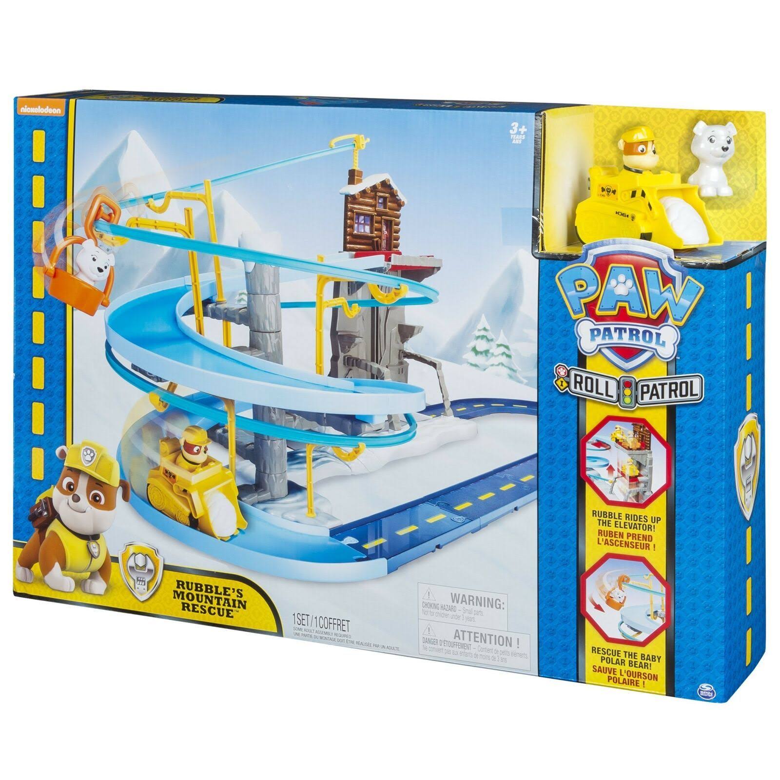 Paw Patrol Roll Patrol Rubble S Mountain Rescue Track Set