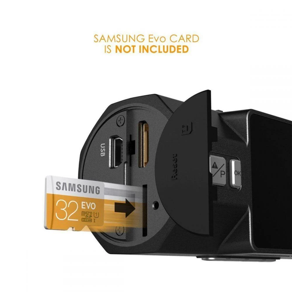 Vantrue N2 Dual Dash Cam-1080p FHD +hdr Front and Back Wide Angle Dual Lens