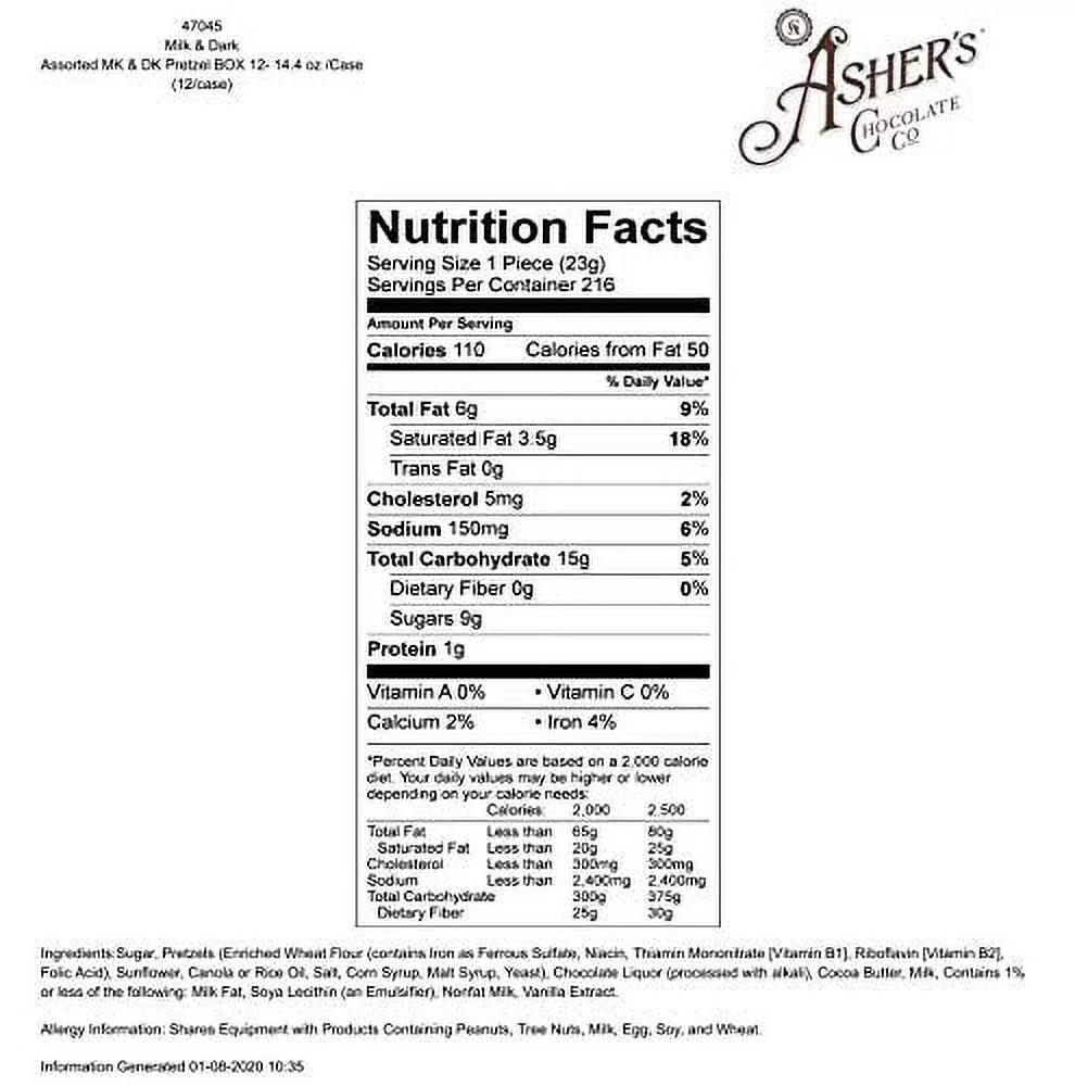 Ashers Ashers  Pretzels, 14.4 oz