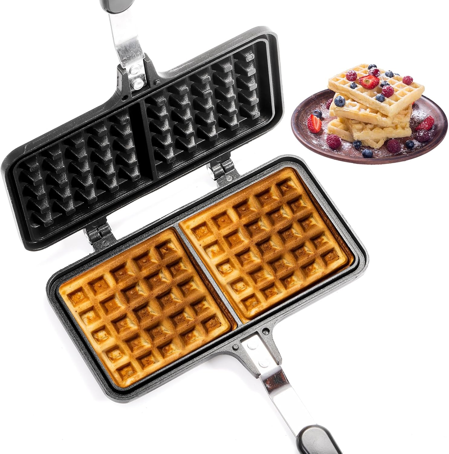 Dicunoy Non-stick Waffle Maker, 8