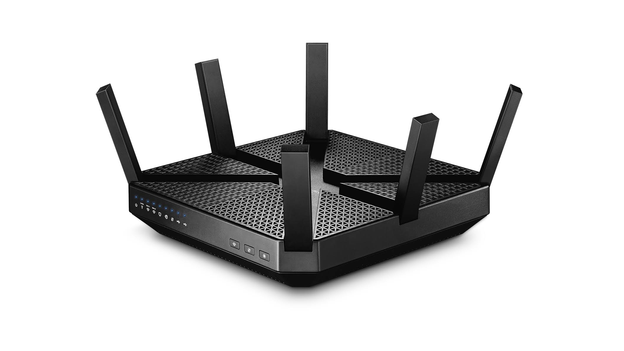 TP-Link - Archer AC4000 Tri-Band Wi-Fi 5 Router - Black
