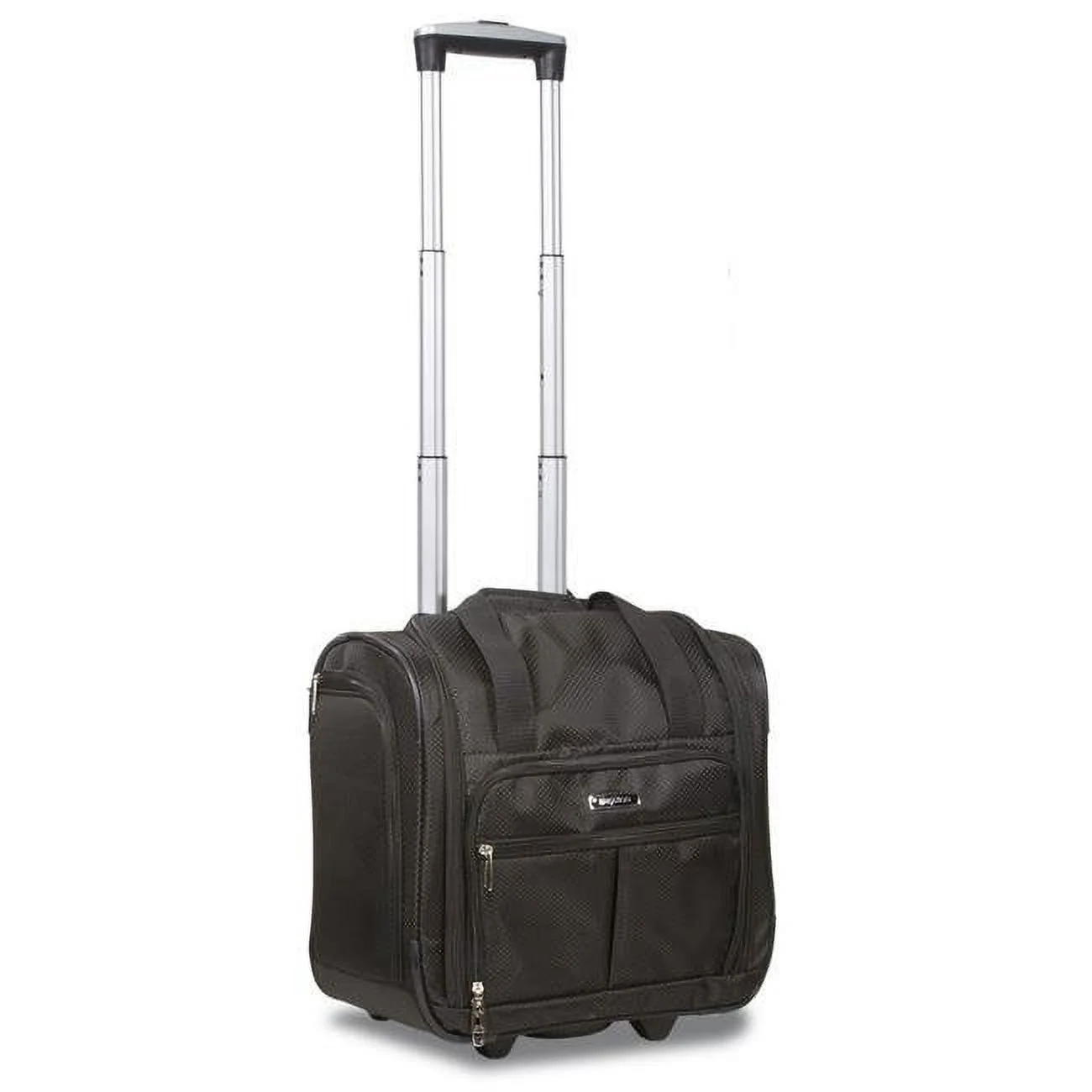 Lightweight Wheeled Underseater Carry-On Luggage - Black