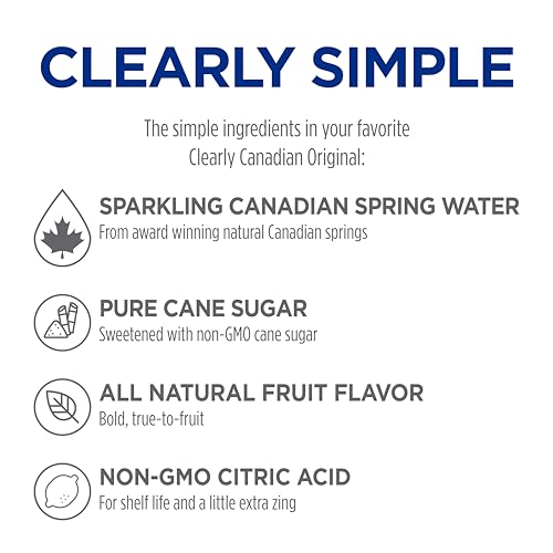 Clearly Canadian Mountain Blackberry Sparkling Water, 11 Fl Oz