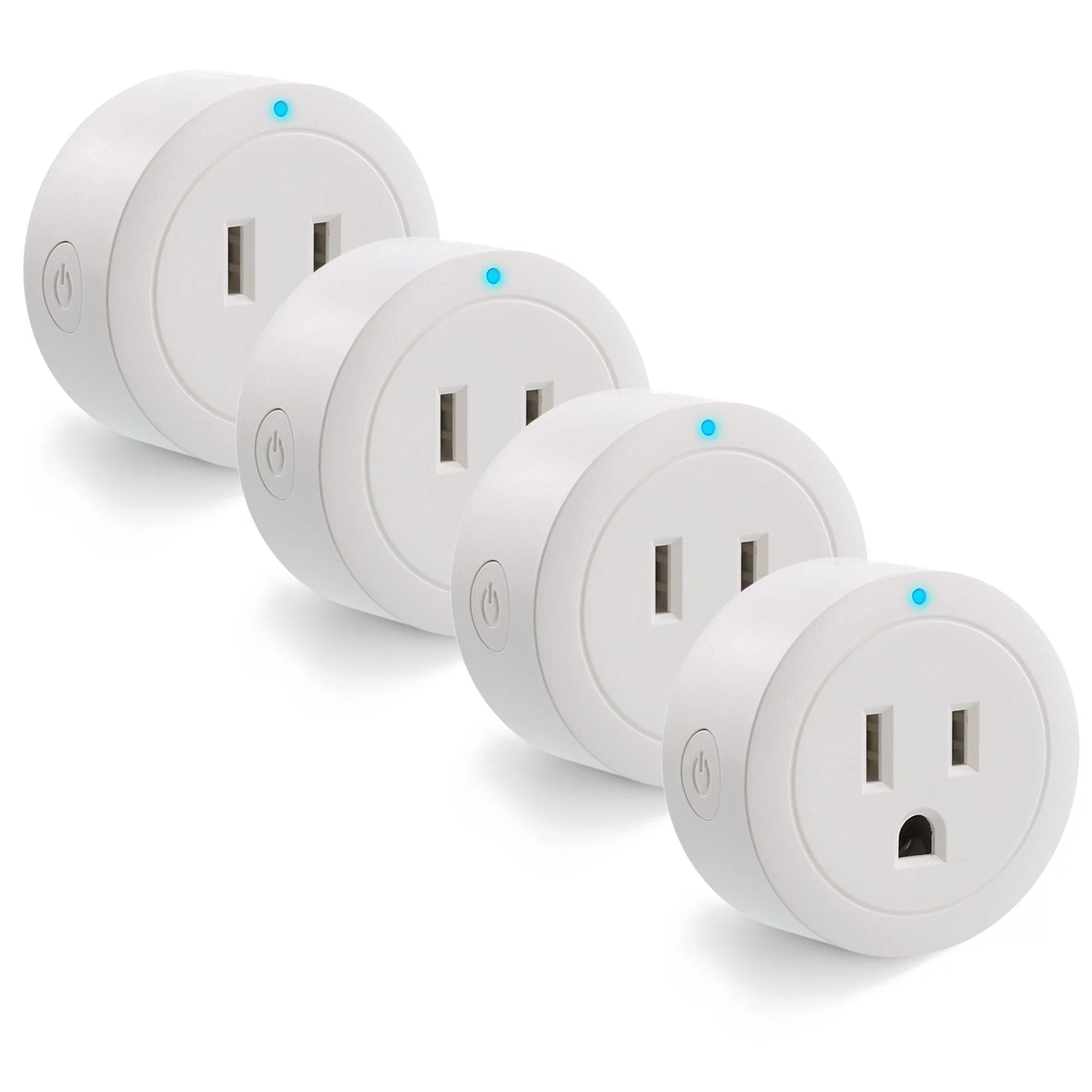 Xtreme Connected Home 4 Pack Smart Wifi Plug 10amp - Voice Control, Schedules, Remote Control, No Hub Required