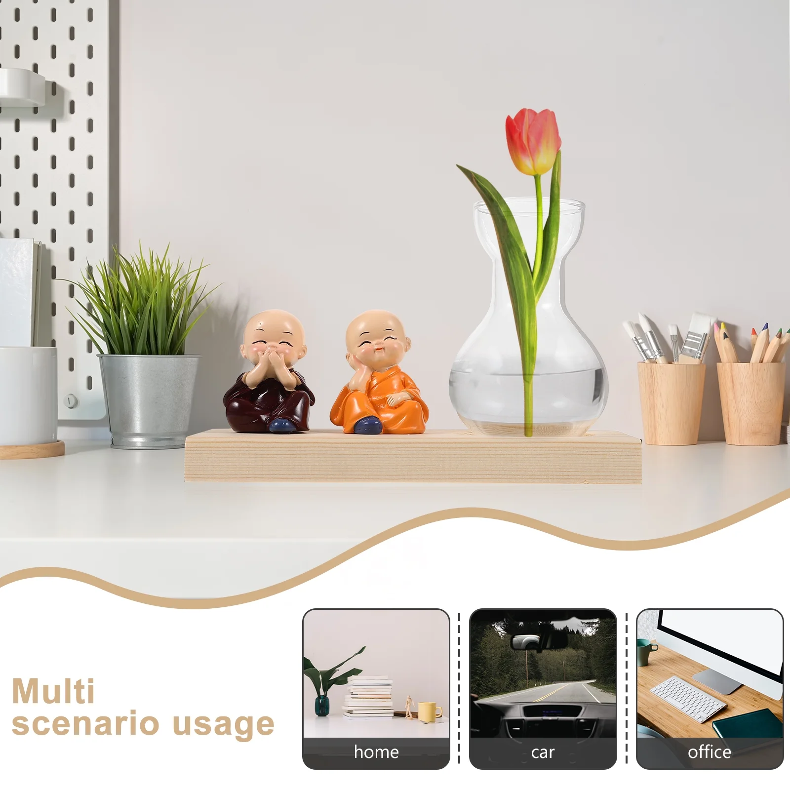 Hanging Glass Planter Small Vases Hydroponics Containers Table