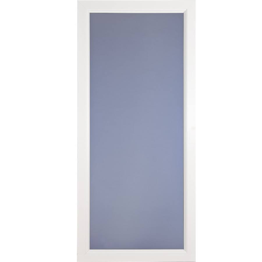 Larson Signature Classic 30-in x 81-in White Full-view Aluminum Storm Door | 14904033
