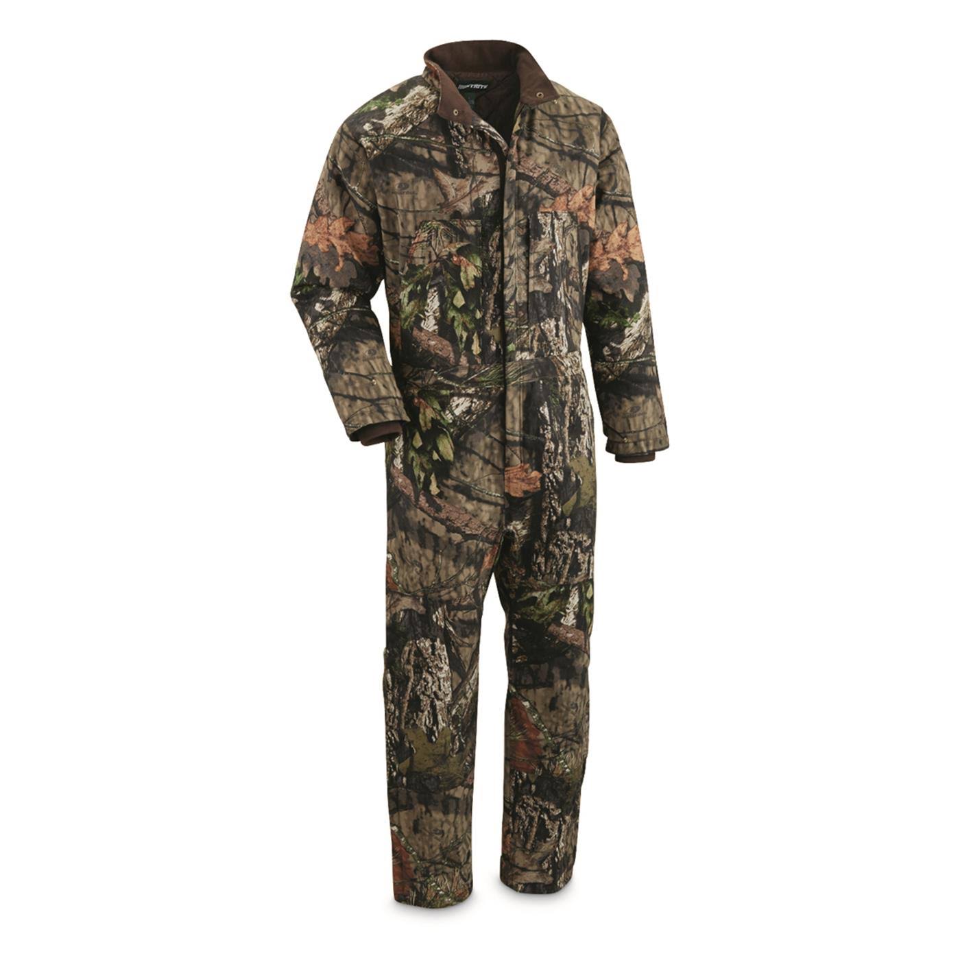 Plus HuntRite Men's Camo Insulated Coveralls, Size: 2XL, Mossy Oak Country