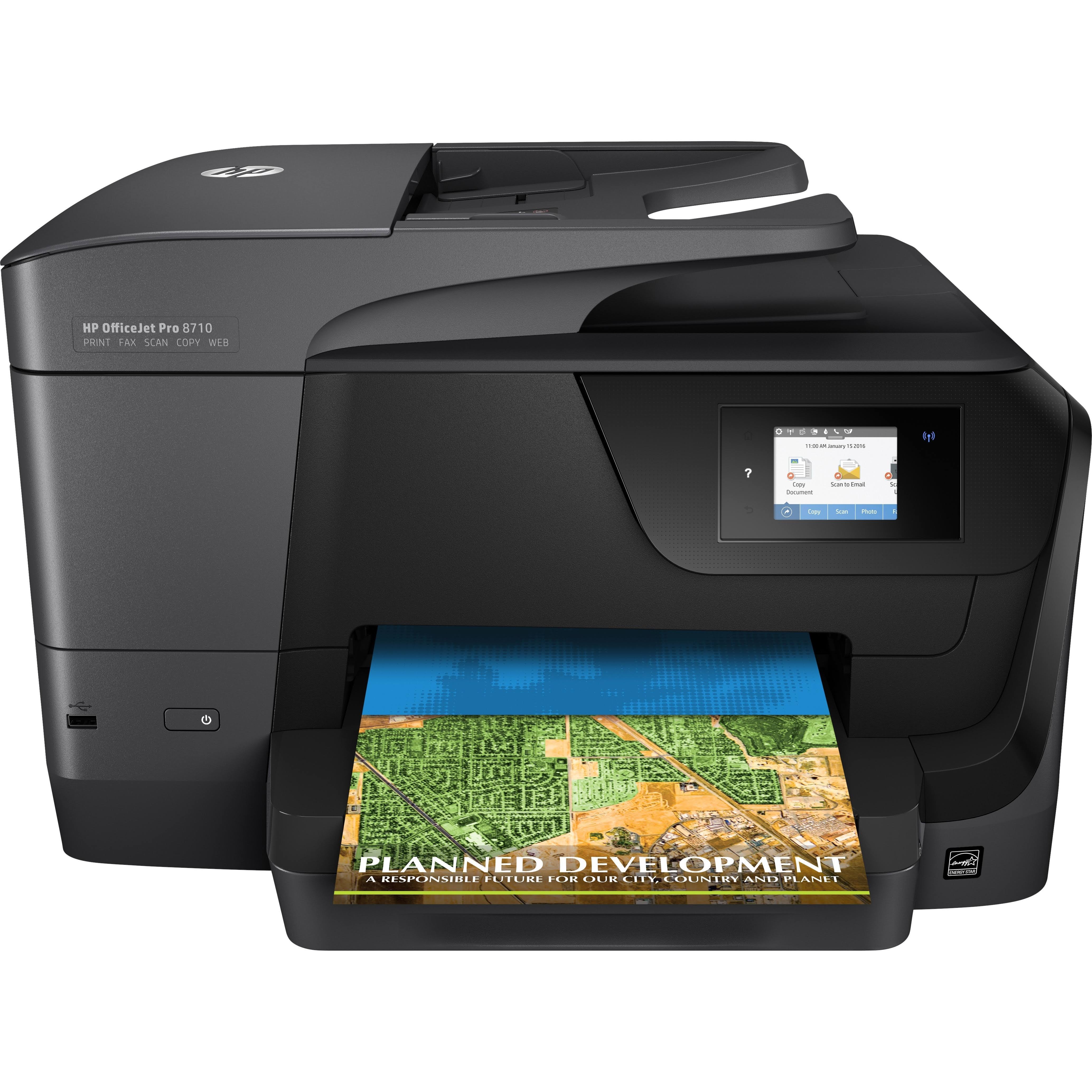 HP OfficeJet Pro 8710 Color Inkjet All-in-One Printer (M9L66A)