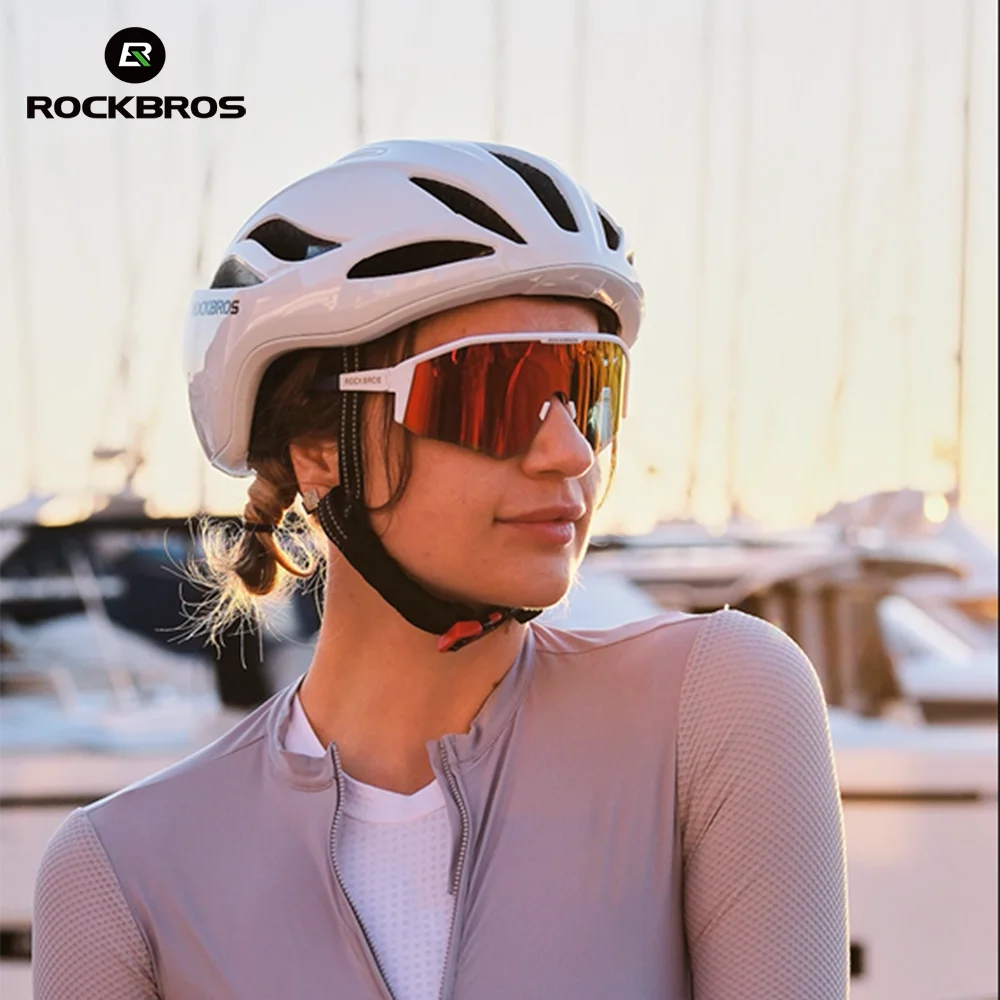 ROCKBROS Cycling Helmets Adjustable Bike Helmet Adult Bicycle Helmet for Men Women Lightweight Comfortable for Youth Bike Accessories