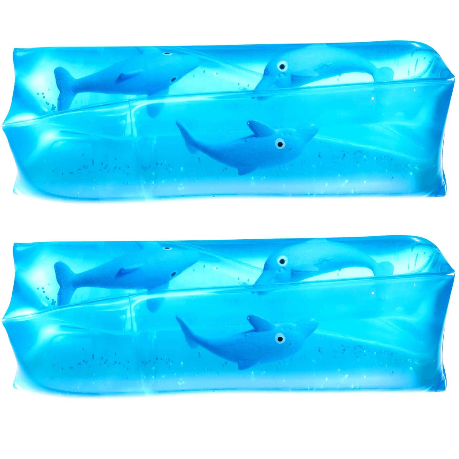 Bedwina Dolphin Water Wiggler Toy 4.75-Inch Water Snake Sensory Fidget Toys & Slippery Water Tube for Birthday Party Favor or Game - Sports Supplies Online Store