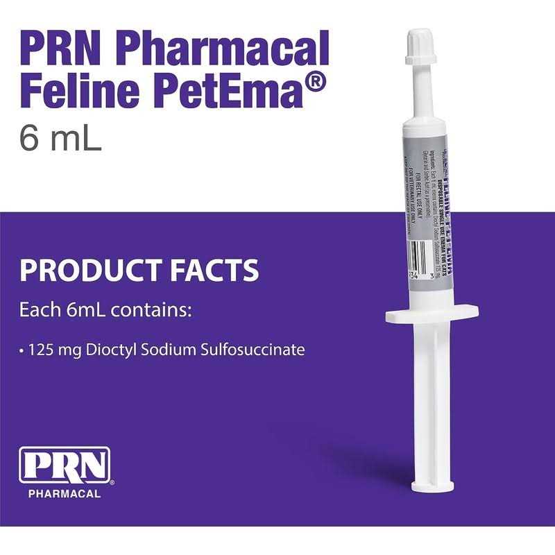Pet-ema feline disposable enema for rectal use in cats by prn pharmacal inc - Pet Supplies online store