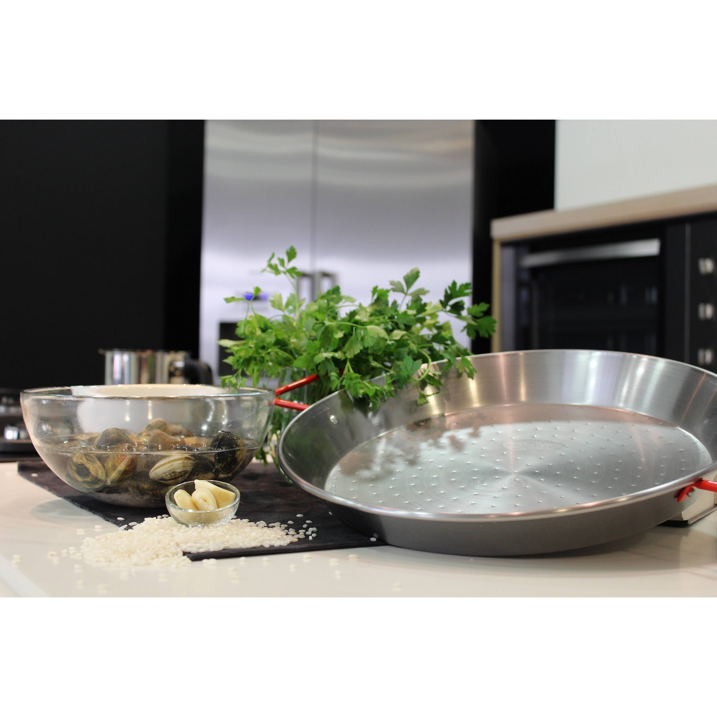 Magefesa 24x22 Carbon Steel Paella Pan