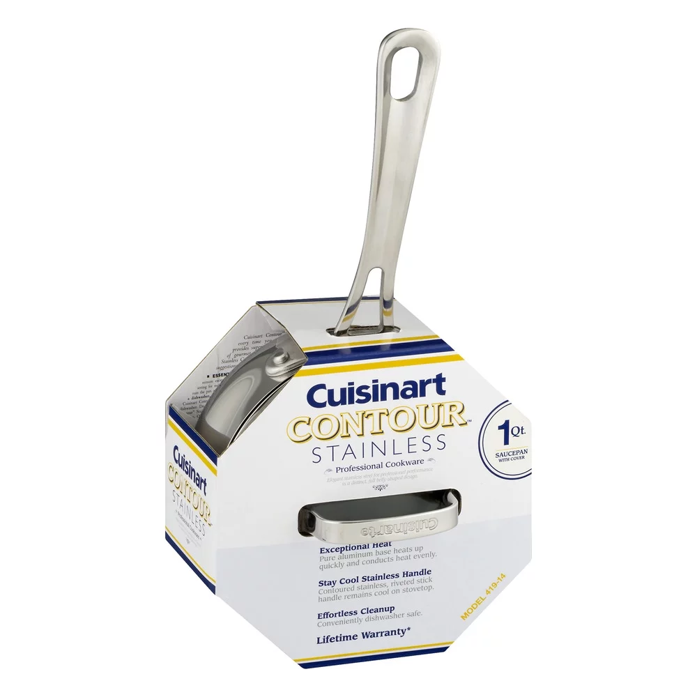 Cuisinart Stainless Steel 1-Quart Saucepan