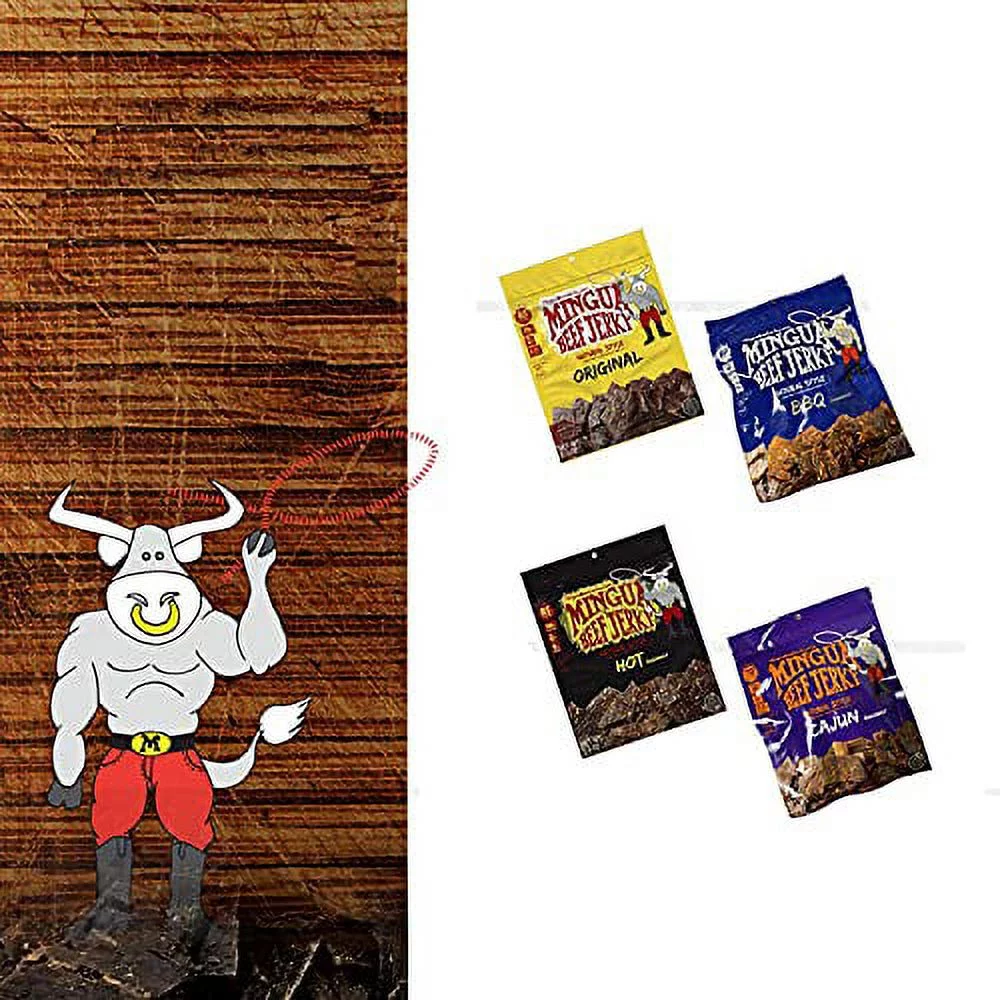 Mingua Beef Jerky - Sampler Pack - 14.0 oz