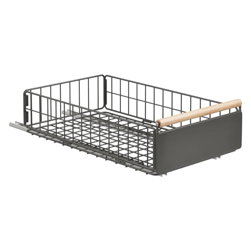 Pull Out Cabinet Organizer,Pull Out Drawers for Kitchen Cabinets with Wooden Handle,No Need Drill Slide Out Cabinet Organizer,Cabinet Roll Out Drawers for Kitchen,Pantry,Bedroom,Office,7.8