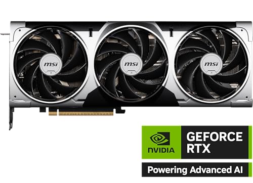 MSI Gaming RTX 5070 Ti 16G Ventus 3X OC Graphics Card (16GB GDDR7, 256-bit, Extreme Performance: 2497 MHz, DisplayPort x 3 2.1a, HDMI 2.1b, NVIDIA Blackwell Architecture)