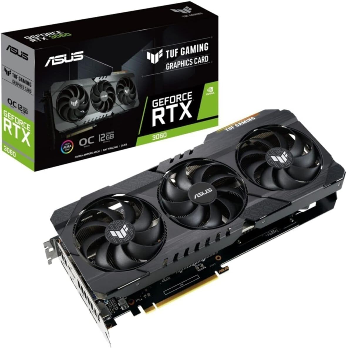 ASUS TUF Gaming TUF-RTX3060-O12G-V2-GAMING NVIDIA GeForce RTX 3060 12 GB GDDR6
