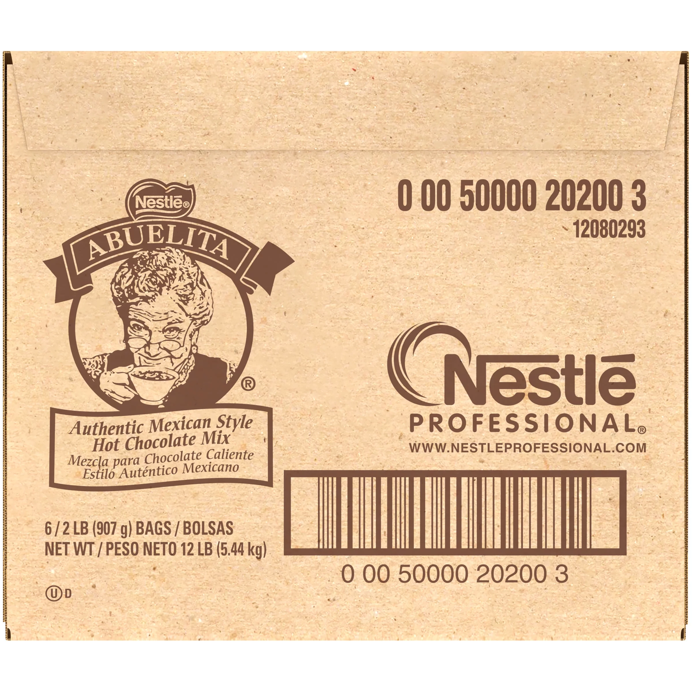 ABUELITA Authentic Mexican Style Hot Cocoa Mix 6-2 lb. Bags