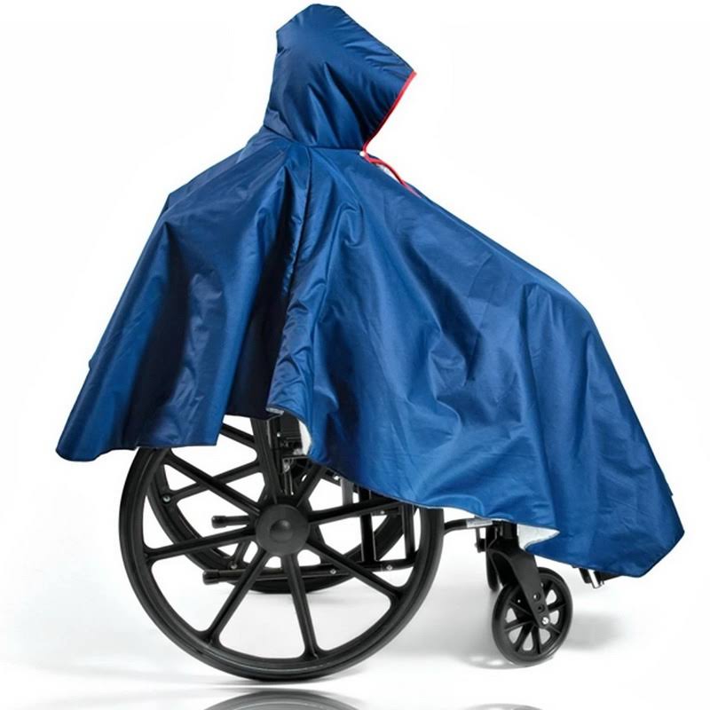 Careactive Wheelchair Winter Poncho, Navy