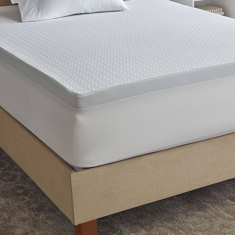 Therapedic Dreamy 2.5-inch Serene Foam Mattress Topper, King, White