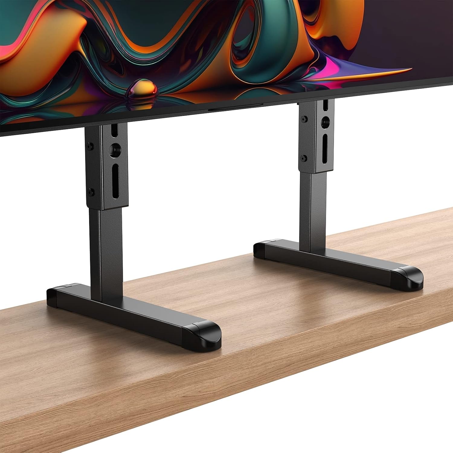 Perlegear Tabletop TV Stand, Universal TV Stand for 23–55 Inch LCD/LED/OLED TVs,