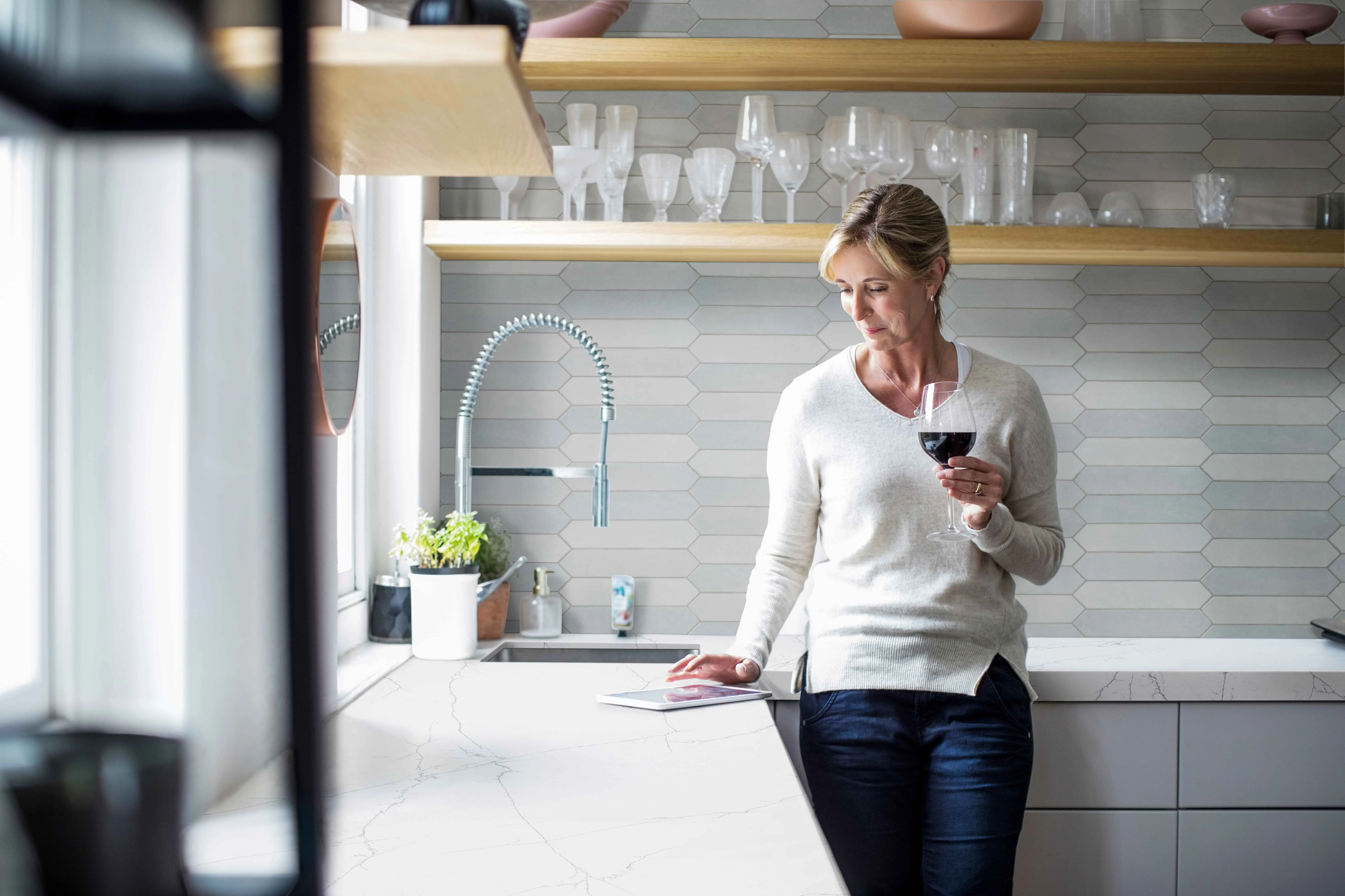 MSI Renzo Sky Picket 2.5 In. X 13 In. Glossy Ceramic Wall Tile (12.214 Sq. Ft./Case)