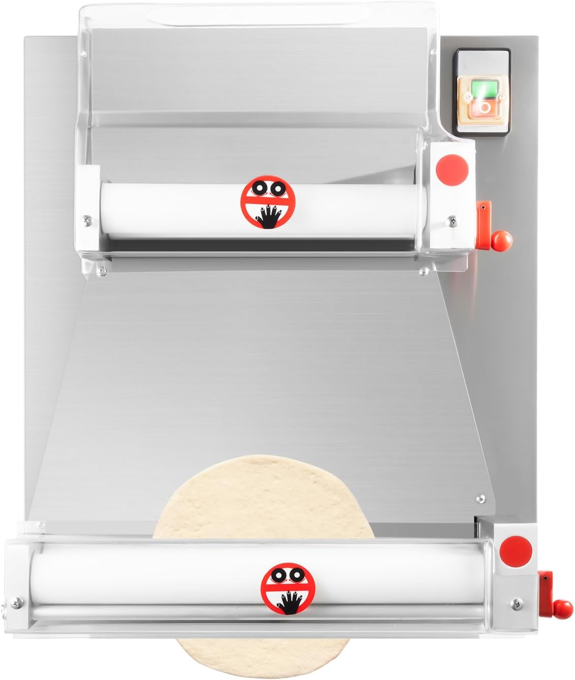 Pizza Dough Press Sheeter Machine,Commercial Electric Pizza Dough Roller Sheeter,370W Pizza Press for Home,Noodle Pizza Bread,Pasta Maker Equipment