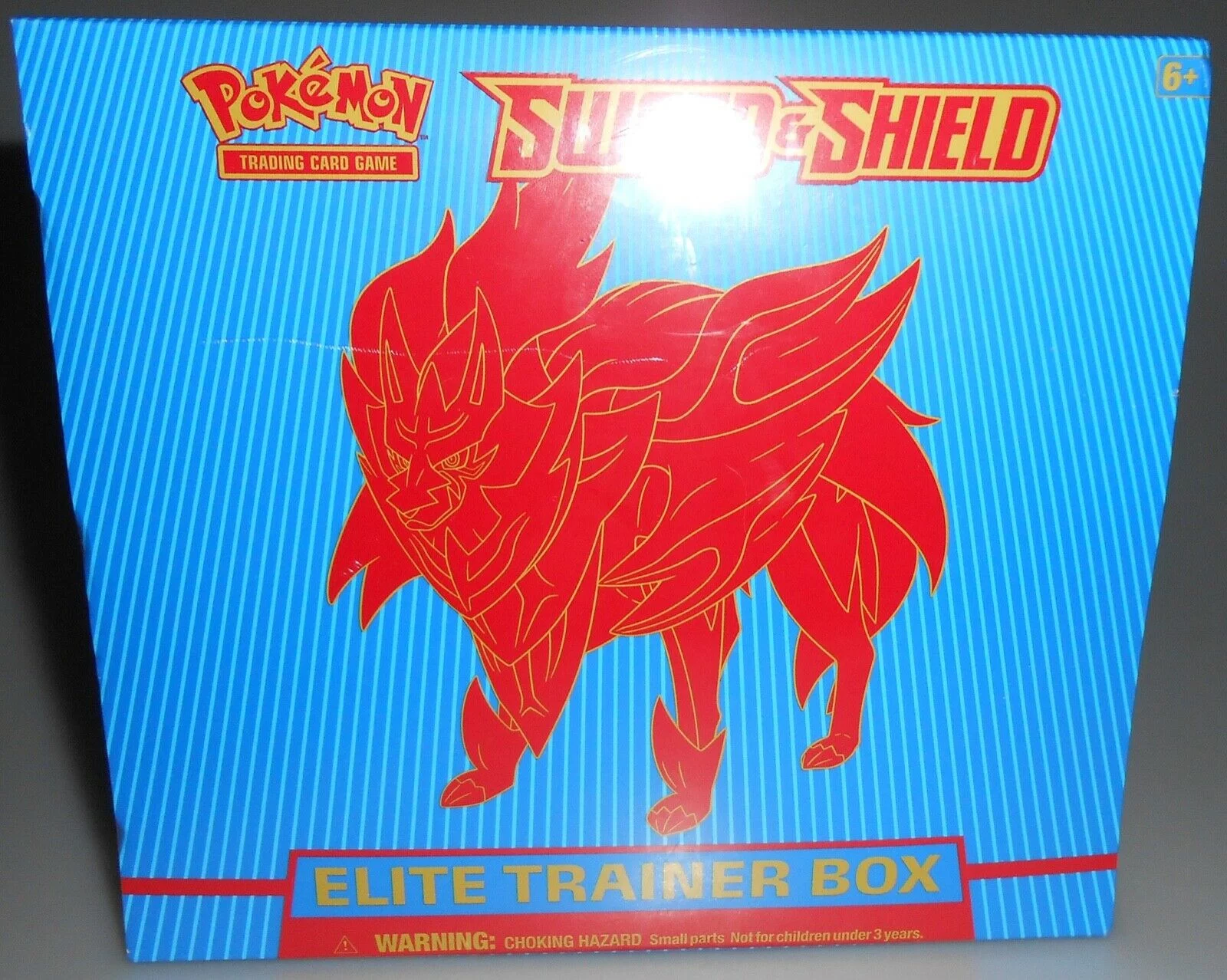 Pokemon Sword and Shield ETB Elite Trainer Box Factory Sealed 2021 Blue - Curated Treasures Market