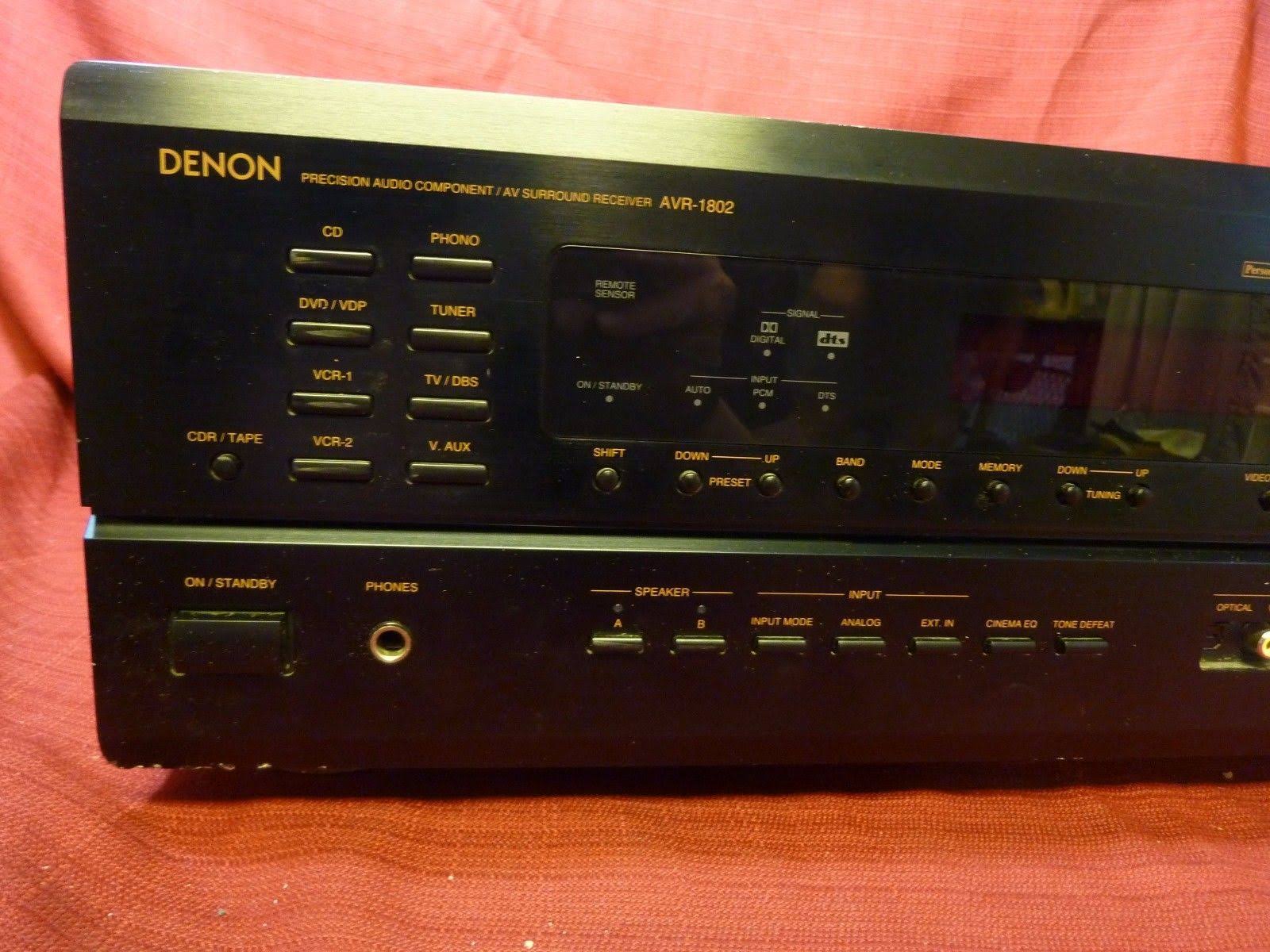Denon AVR 1802 5.1 Channel 115W Surround Sound/Home Theater Receiver Free Ship
