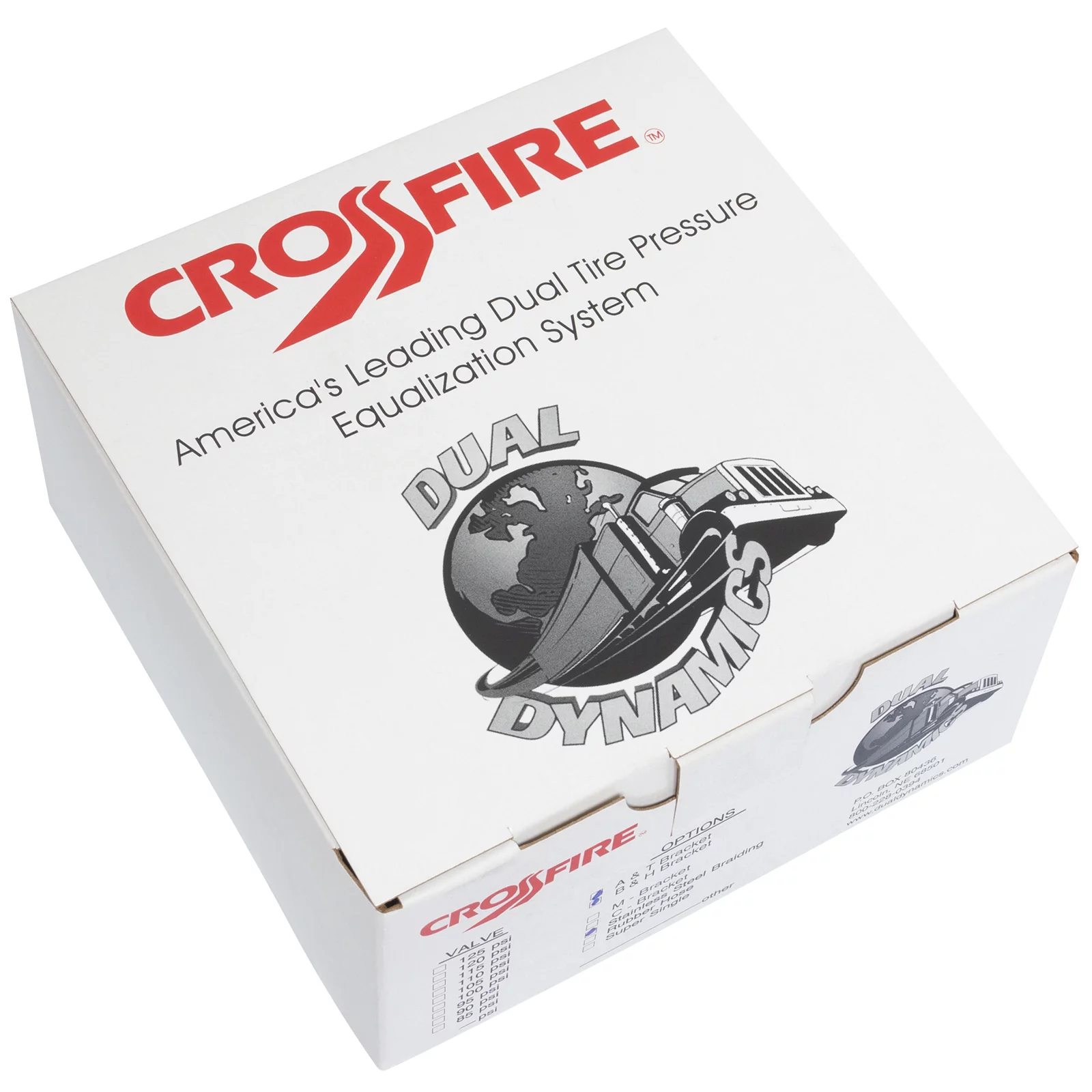 CROSSFIRE Dual Tire Equalizer, 115 PSI, CF-115-ST ABT
