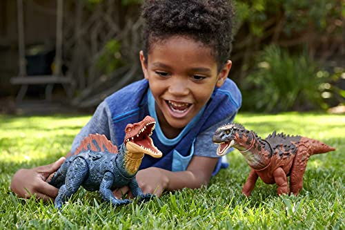 Mattel Jurassic World Dominion Massive Action Siamosaurus Dinosaur Action Figure, Toy with Attack Motion, Plus Downloadable App & AR