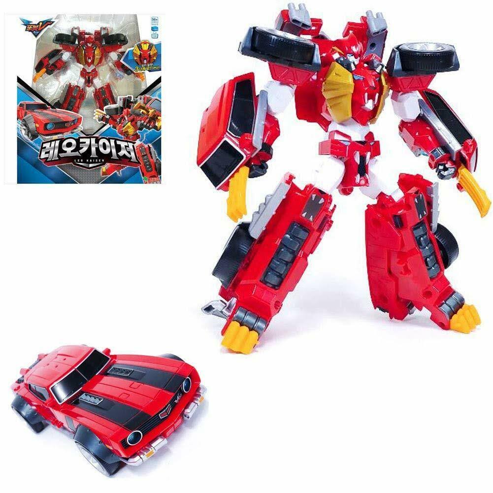 Tobot V Leo Kaiser Red Mustang Sports Car Transformer King Robot US Seller