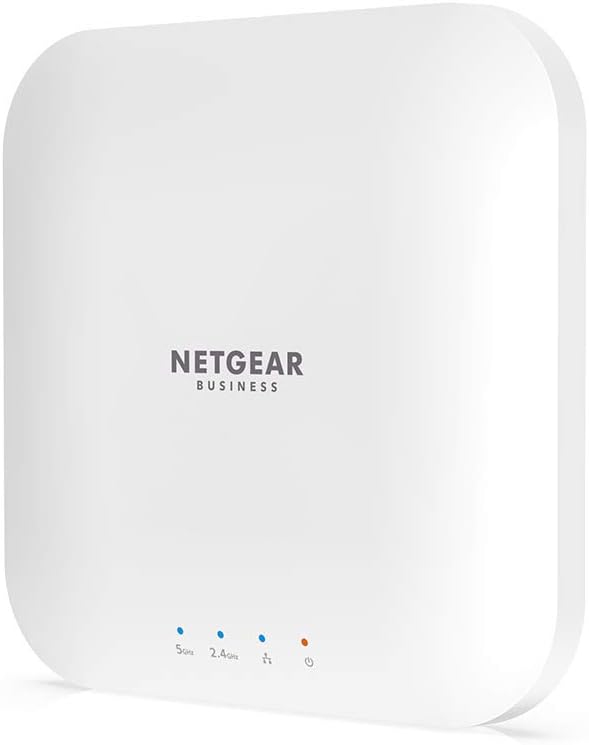 NETGEAR Wireless Access Point (WAX214) - WiFi 6 Dual-Band AX1800 Speed | 1 x 1G Ethernet PoE Port | Up to 128 Devices | 802.11ax | WPA3 Security | MU-MIMO | Power Adapter Not Included