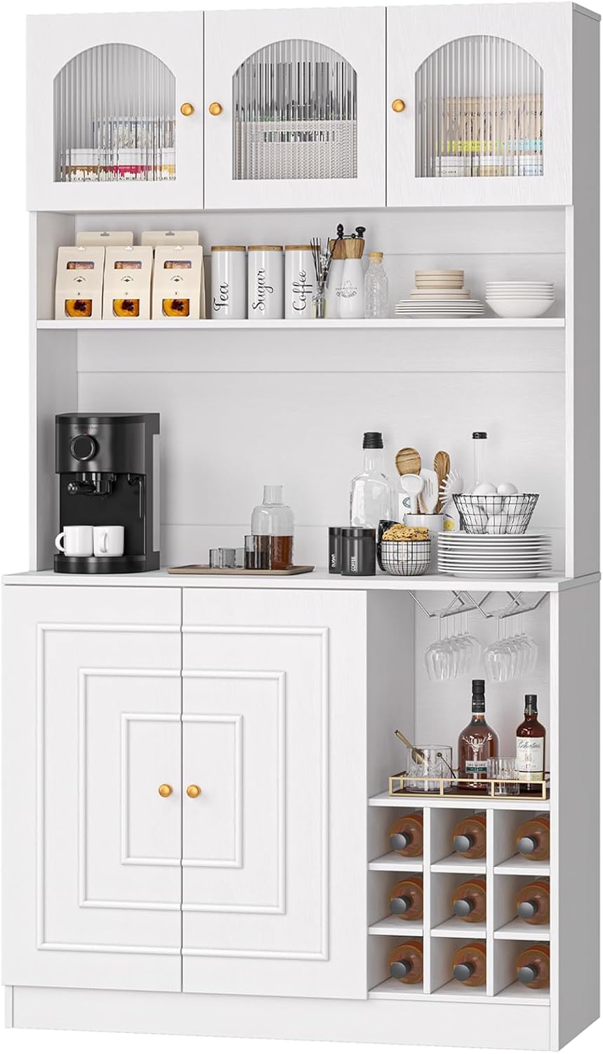 Kitchen Pantry Cabinet with Storage, 71