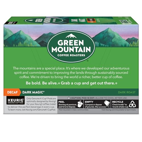 Green Mountain Coffee Roasters Dark Magic Keurig Single-Serve K-Cup Pods, Dark Roast Coffee, 72 Count