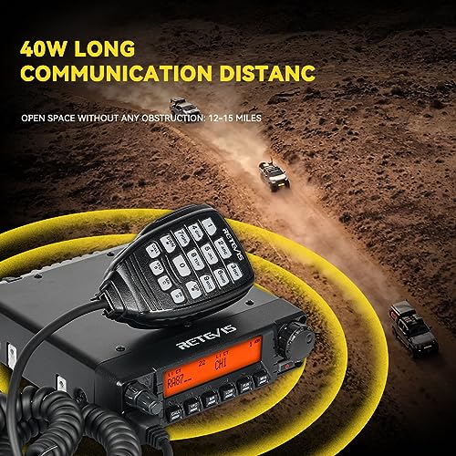 Retevis GMRS Communicate Kit, RT97 GMRS Base Repeater, RA87 GMRS Radios, HA1G GMRS Two Way Radio 2 Pack, GMRS Base Antenna, MR300 Fiberglass GMRS Antenna, Long Range Relay Communication Set