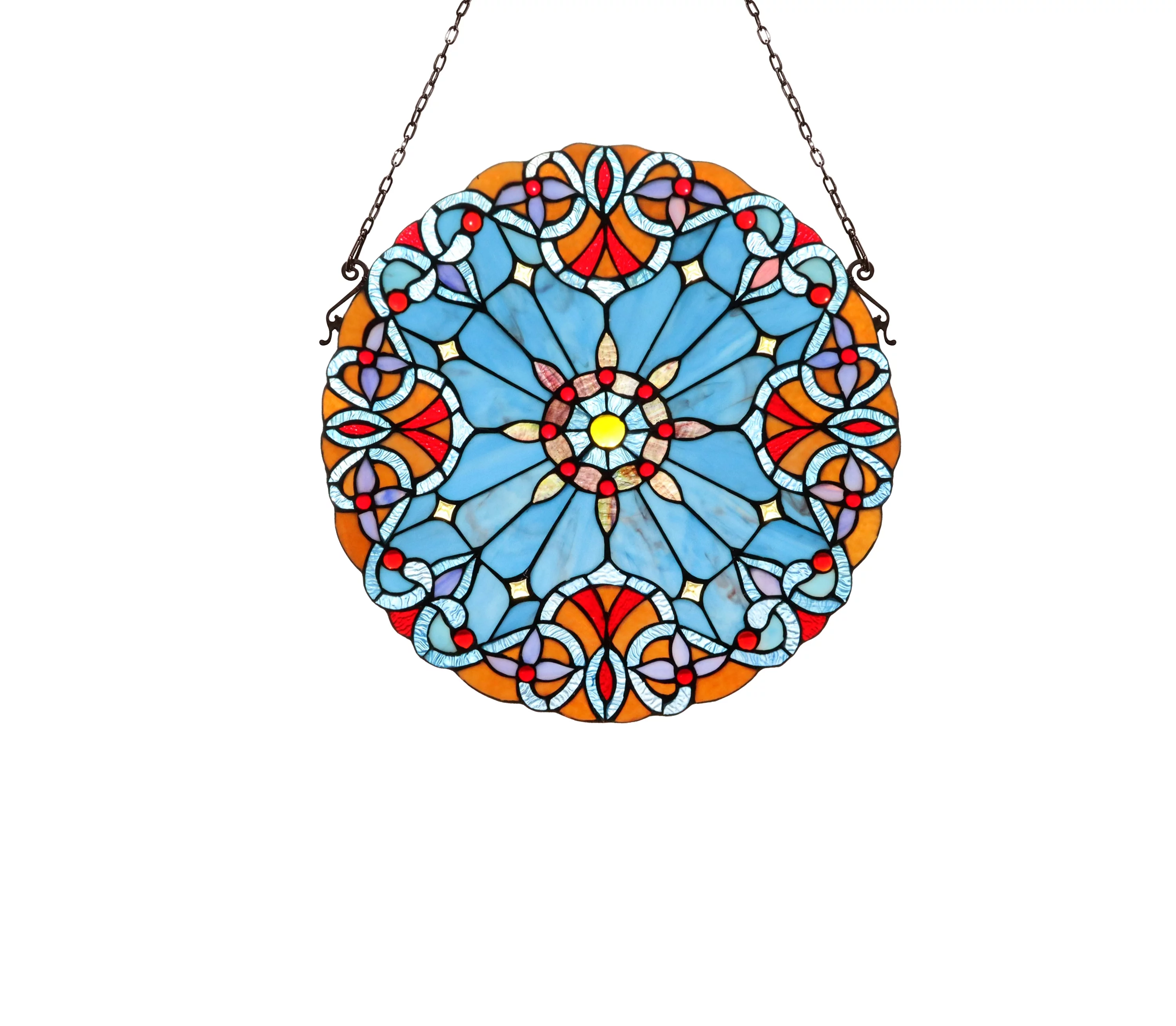 Radiance Goods Tiffany-Style Victorian Stained Glass Window Panel 20